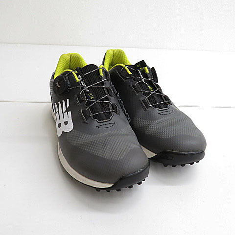 【即決】 New Balance ニューバランス スパイク ゴルフシューズ MGBF574 ボアフィットシステム グレー×ブラック [C1341]