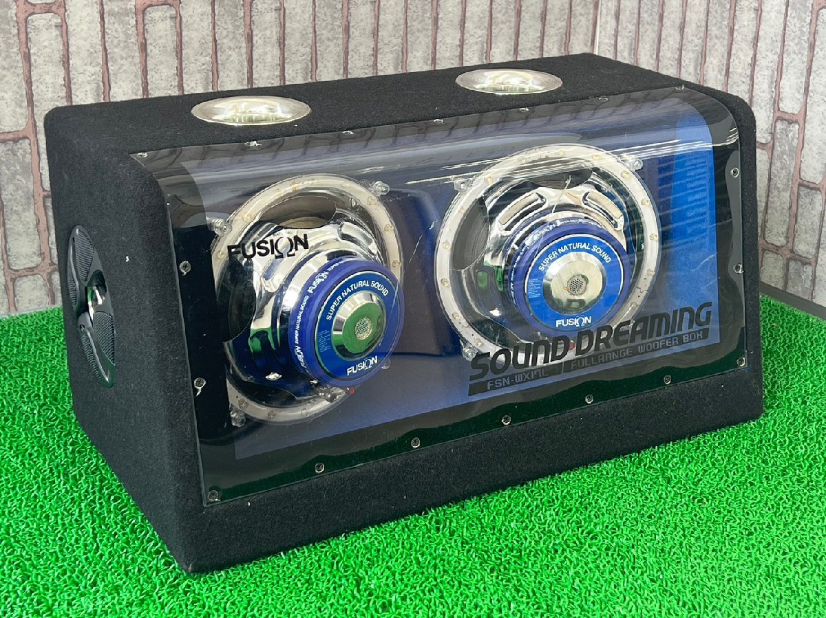 FUSION ウーファーBOX fusion サブウーファーFXN-WX17L FUSION/アンプ