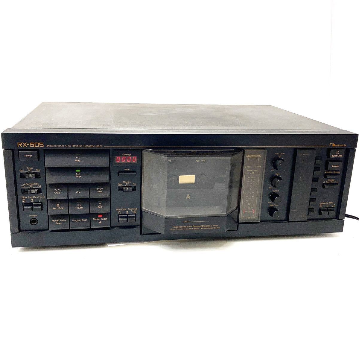 NAKAMICHI ナカミチ 3ヘッド カセットデッキ RX-505 ステレオ 音響機器