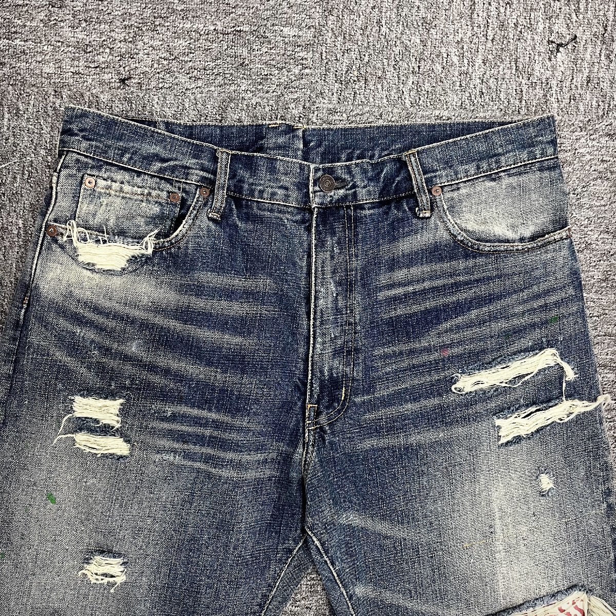 限定品 希少 参考定価13万円 VISVIM JOURNEYMAN PANTS TACKED CRASH 