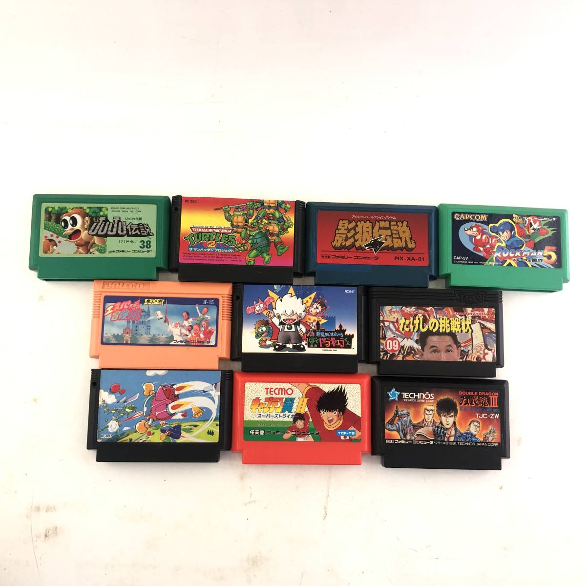 2025，100%新品 ゲーム ファミコンソフト 10本セット JUJU伝説/TMNT2/ロックマン5/影狼伝説/他(その他)｜売買されたオークション情報、yahooの商品情報をアーカイブ公開 - オークファン その他