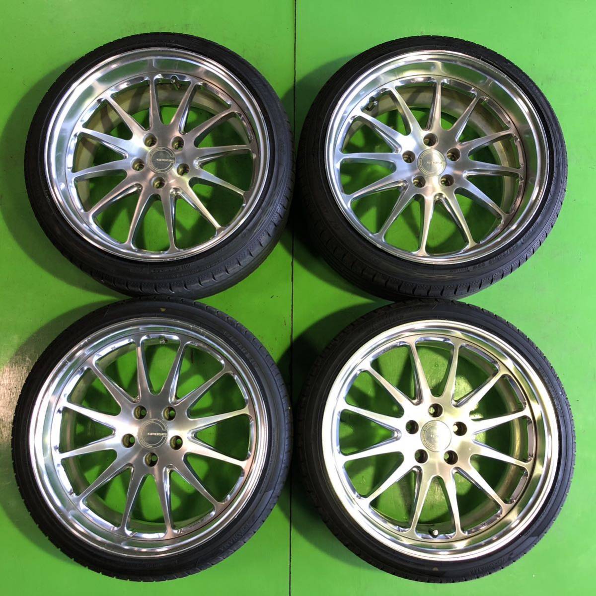NT090 中古 WORK GNOSIS GH1 ワークグノーシス ホイール 19×8.5J +33 