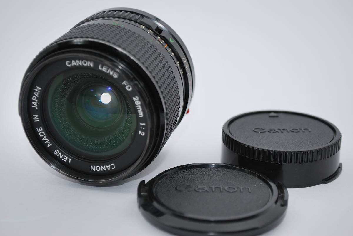 新作，豊富な】 【外観特上級】CANON LENS New-FD 28mm F2.8 FD