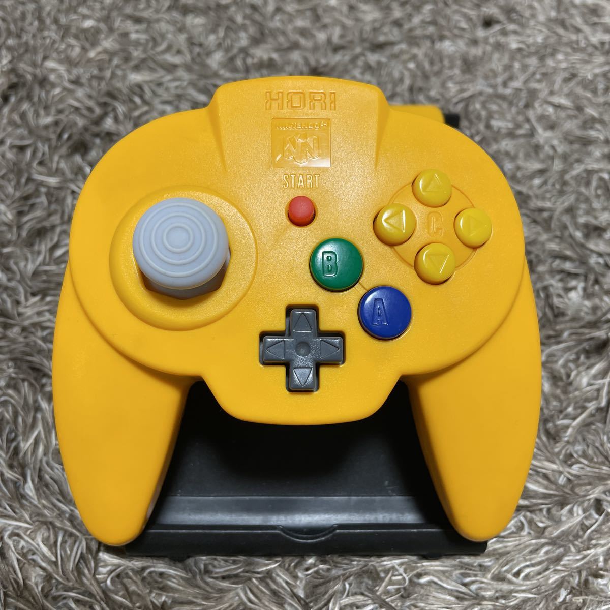 NINTENDO64 ニンテンドー64 コントローラー ホリパッドミニ64 HORI イエロー