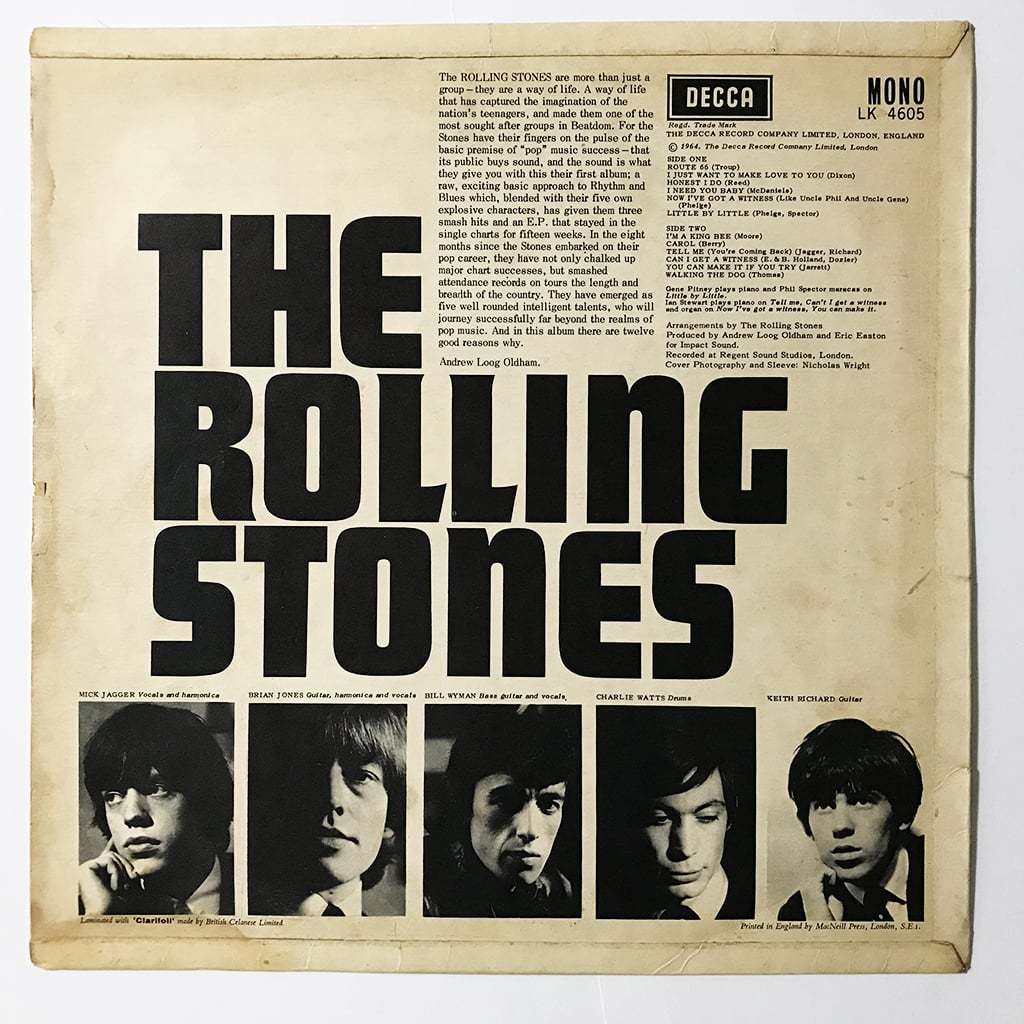 Rolling The Stones - 1st LP UK Vinyl ROLLING ローリング