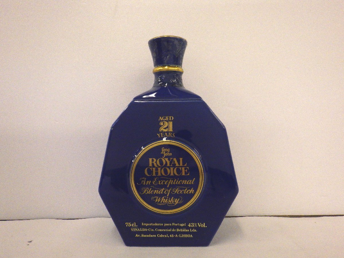 飲料・酒 スコッチLong Jone Royal Choice21 古酒、未開栓 箱なし 飲料・酒 スコッチLong Jone Royal Choice21 古酒、未開栓 箱なし