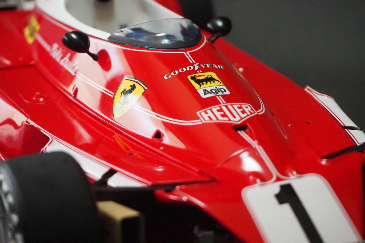 タミヤ 1/12 フェラーリ 312T 1976 Rd. 1-3仕様 改修塗装済完成品