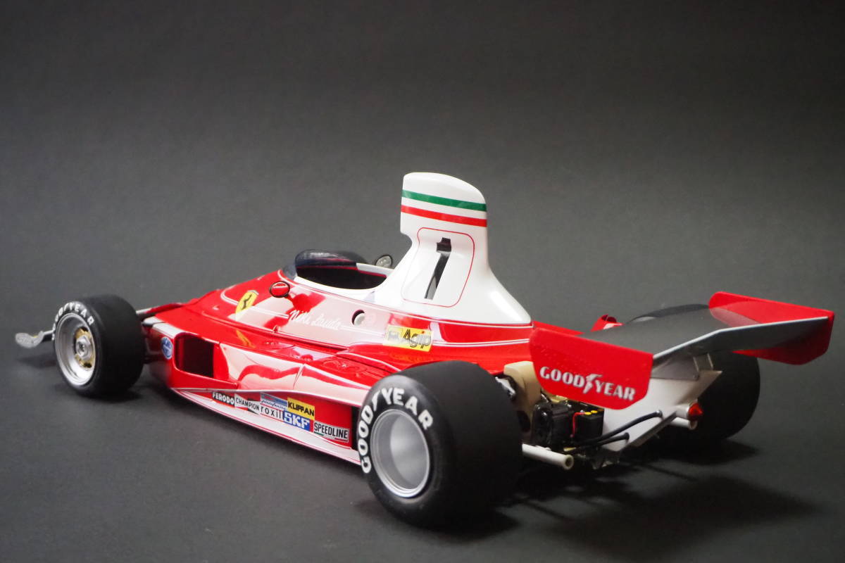 タミヤ 1/12 フェラーリ 312T 1976 Rd. 1-3仕様 改修塗装済完成品