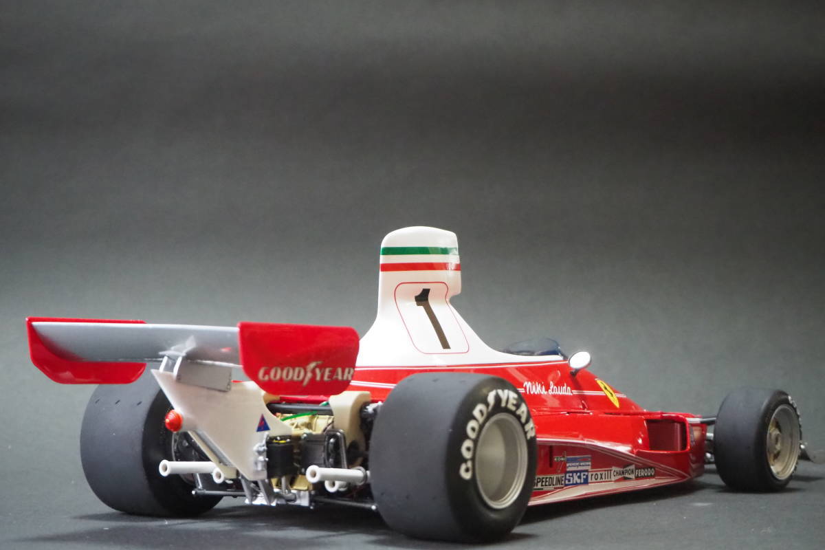 タミヤ 1/12 フェラーリ 312T 1976 Rd. 1-3仕様 改修塗装済完成品
