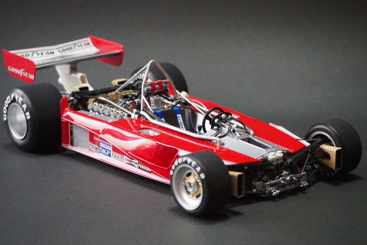 タミヤ 1/12 フェラーリ 312T 1976 Rd. 1-3仕様 改修塗装済完成品
