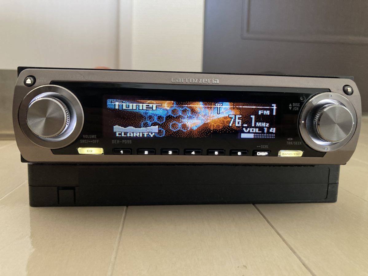 DEH-P099 中古品パネル動作難有り カロッツェリア DEH-P099