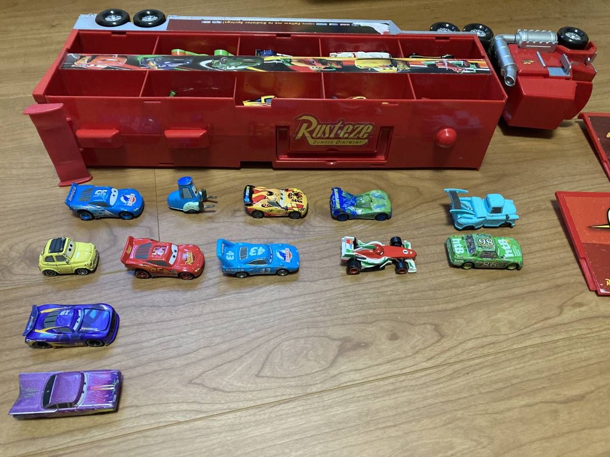 【廃盤希少】ディズニーストア カーズ マックトレーラー ミニカー トミカ セット ディズニーストア カーズ マックトラック マックトレーラー ミニカー