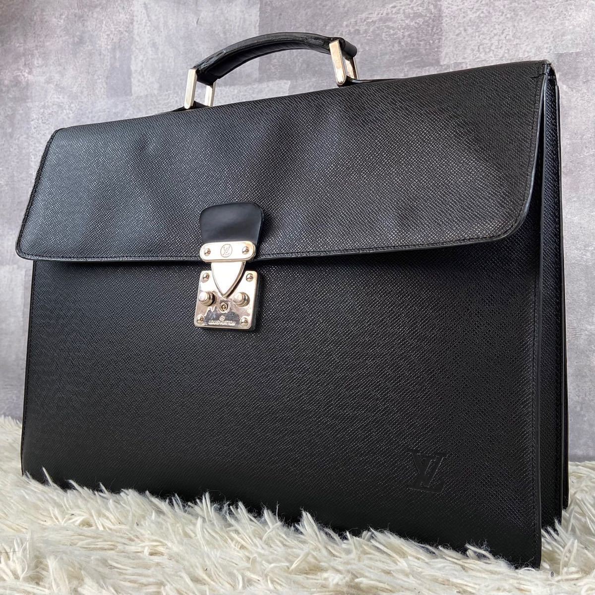 1円~ 美品 LOUISVUITTON ルイヴィトン A4 通勤 通学 書類 メンズ 