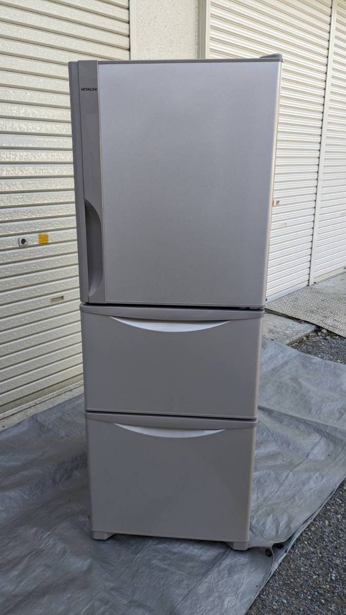 ☆ HITACHI 日立 265L 3ドア 冷凍冷蔵庫 R-27JV（T）スリムな幅54 