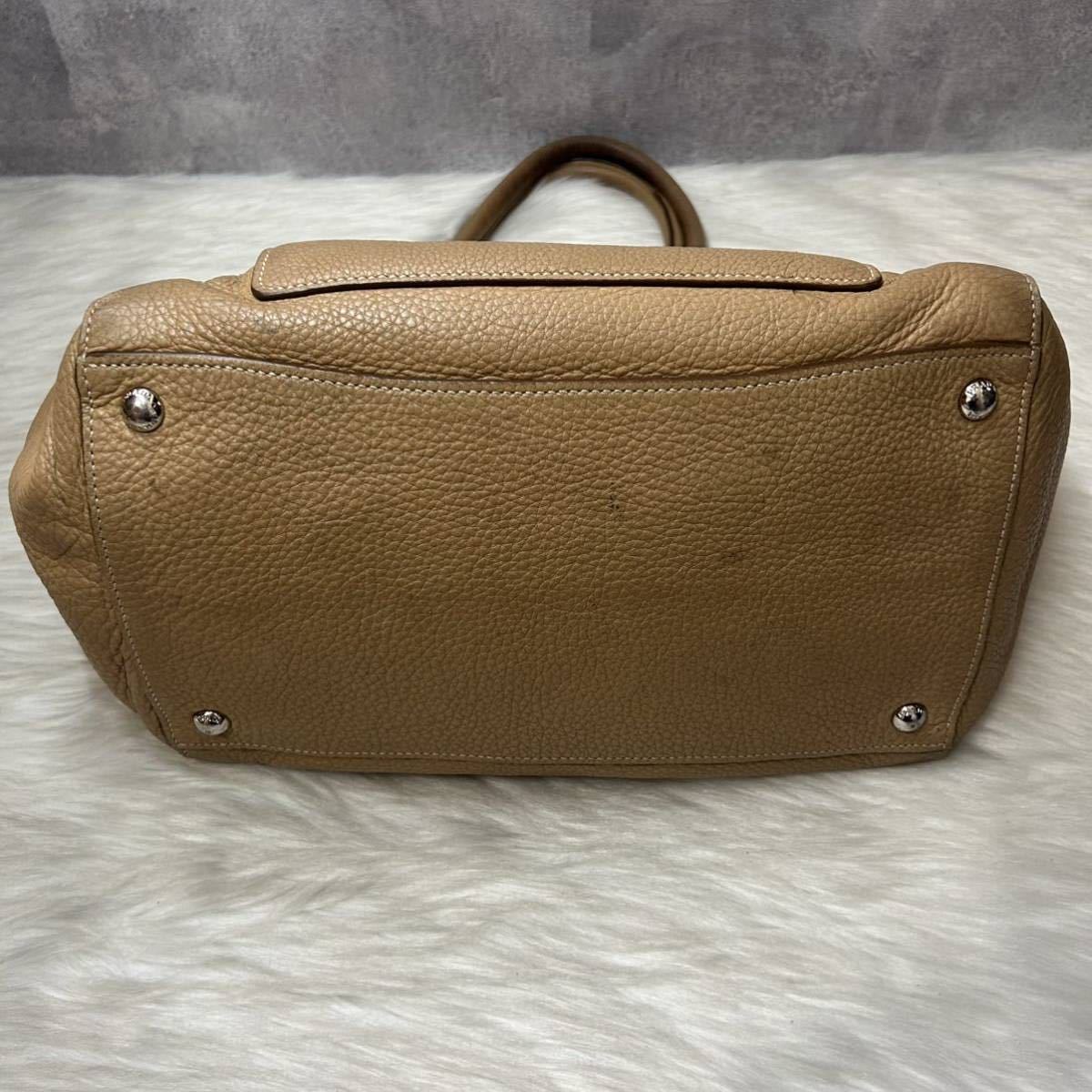 良品 1円~ PRADA プラダ ハンドバッグ トートバッグ レザー 革 A4収納