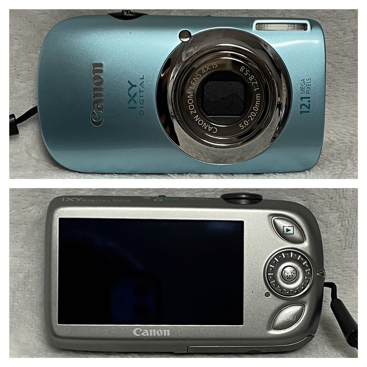 キャノン Canon IXY DIGITAL 510 IS ブルー コンパクトデジタルカメラ 