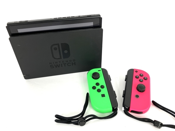 Nintendo SWITCH スプラトゥーン2セット HAC-001 本体 ゲーム機 スイッチ 任天堂 ニンテンドー 中古 Y7491923