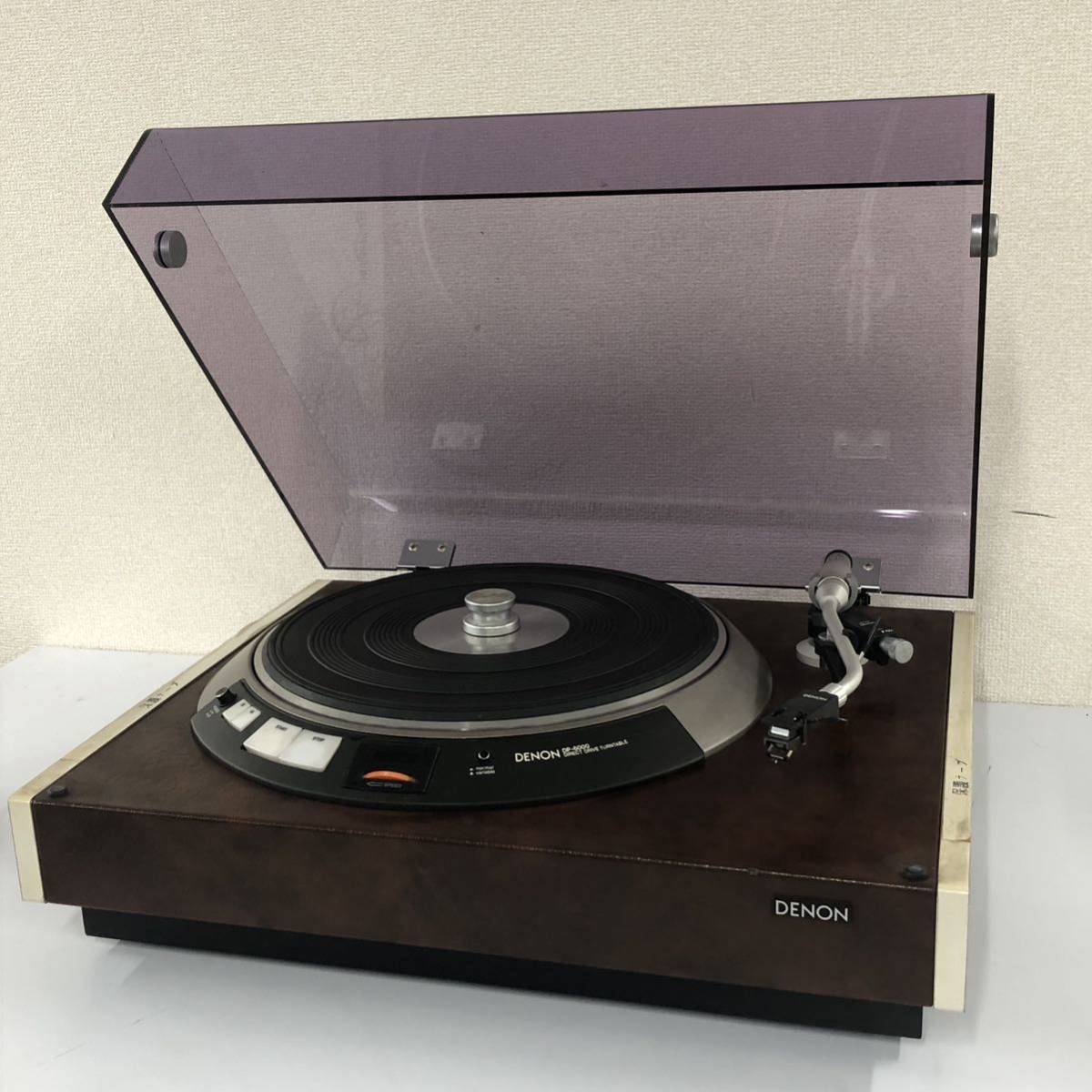 [Jb-4] DENON DP-6700 ターンテーブル 動作品 一部難あり （針潰れあり）デノン 中古レコードプレーヤー 316-65