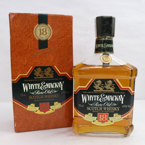 WHYTE&MACKAY（ホワイト&マッカイ）レアオールド 18年 43% 750ml G23D110002