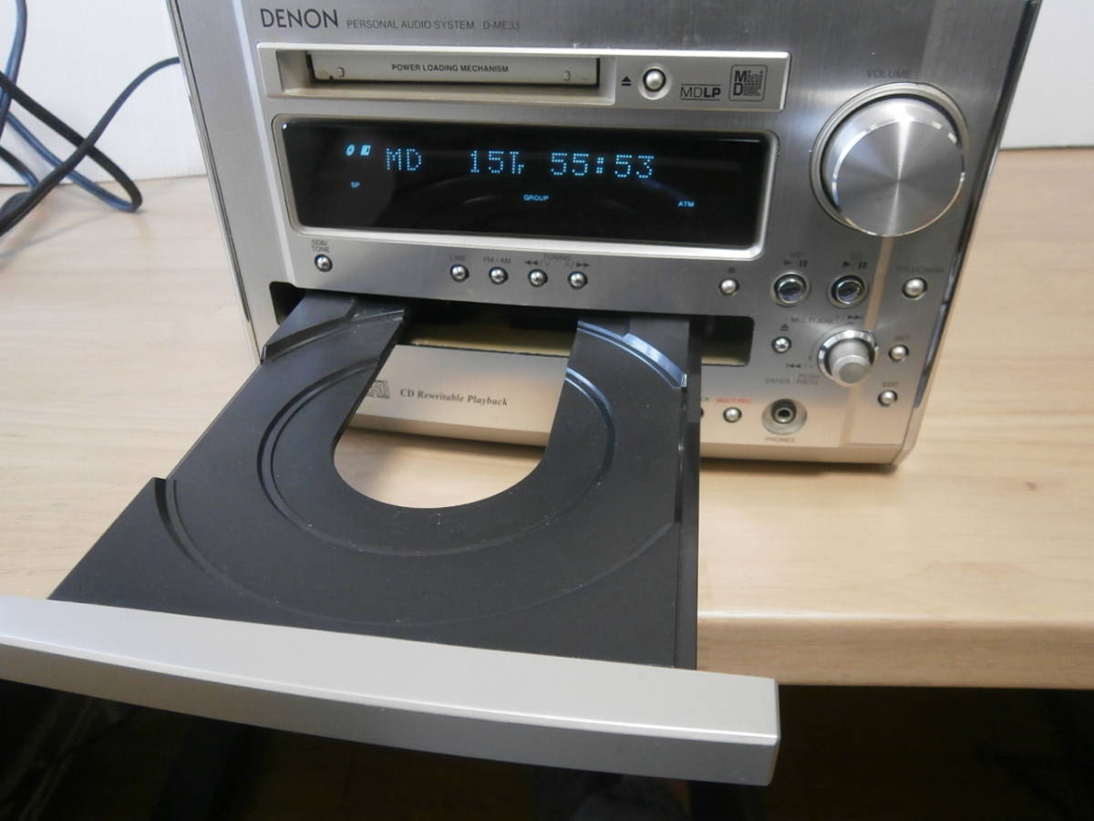 Yahoo!オークション - DENON D-ME33 CD⁄MD⁄TUNER⁄AMP ミニコンポ 極美