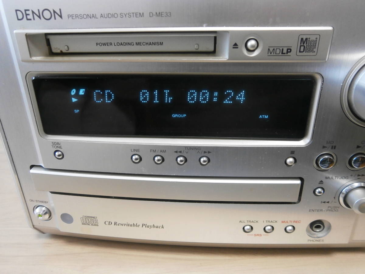 Yahoo!オークション - DENON D-ME33 CD⁄MD⁄TUNER⁄AMP ミニコンポ 極美
