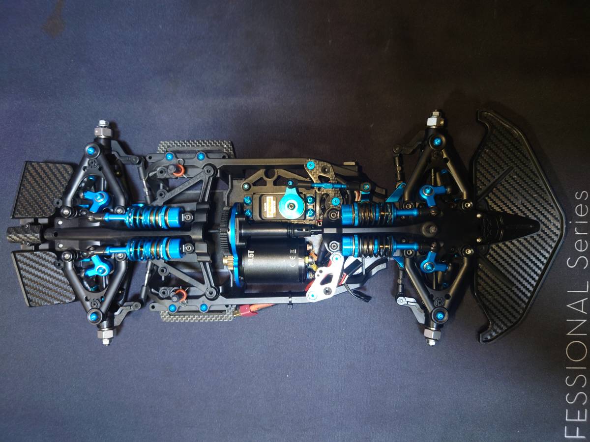 タミヤ TC-01 オプション多数 アンプ、モーター、サーボ、サンワ受信器