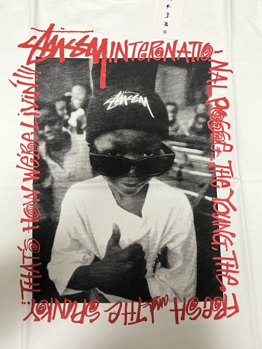 STUSSY ステューシーガールズ African Tシャツ 限定　Mサイズ　未使用品タグ付き