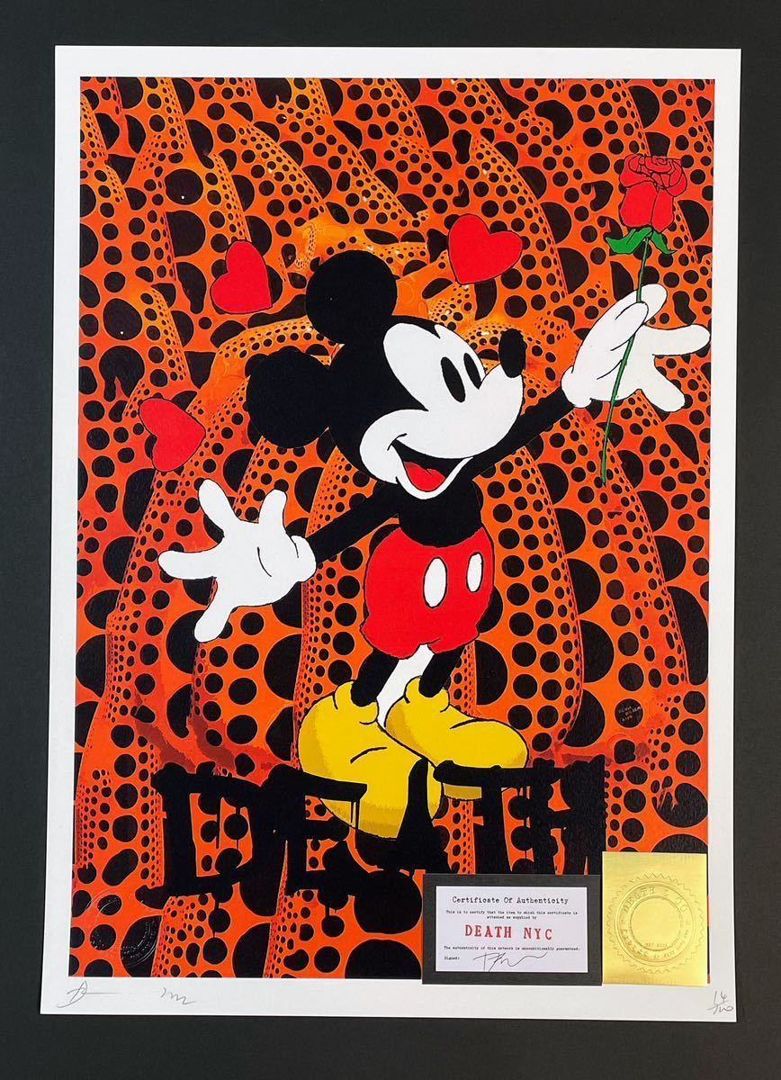 DEATH NYC 【世界限定】限定アートポスター ミッキーマウス Mickey