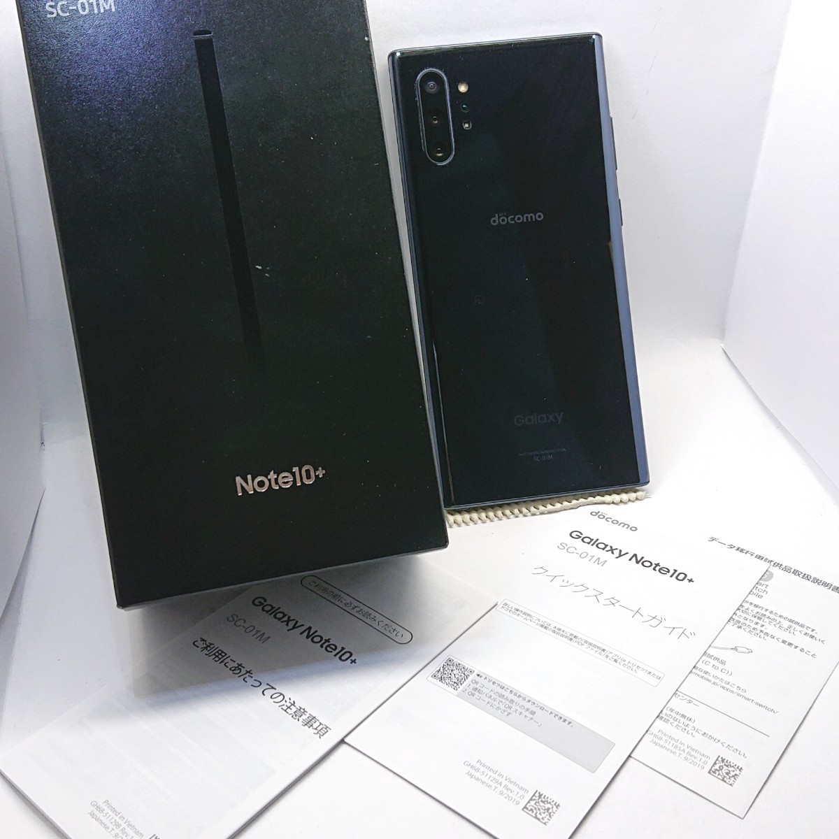 ☆動作確認済み☆simフリー☆箱・付属品完備☆ Galaxy Note10+ SC-