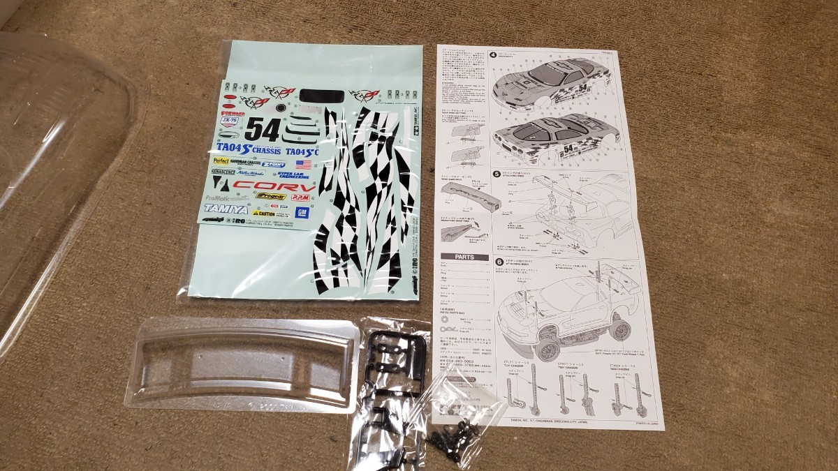 Tamiya CORVETTE C5-R 1⁄10 RCカーキット TAMIYA 1⁄10 RC CORVETTE