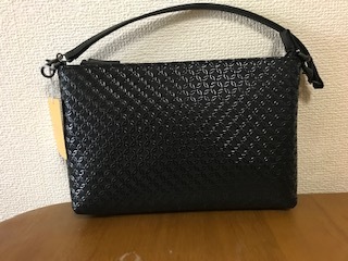 印傳屋 INDEN-YA ハンドバック 黒 未使用 【公式通販】