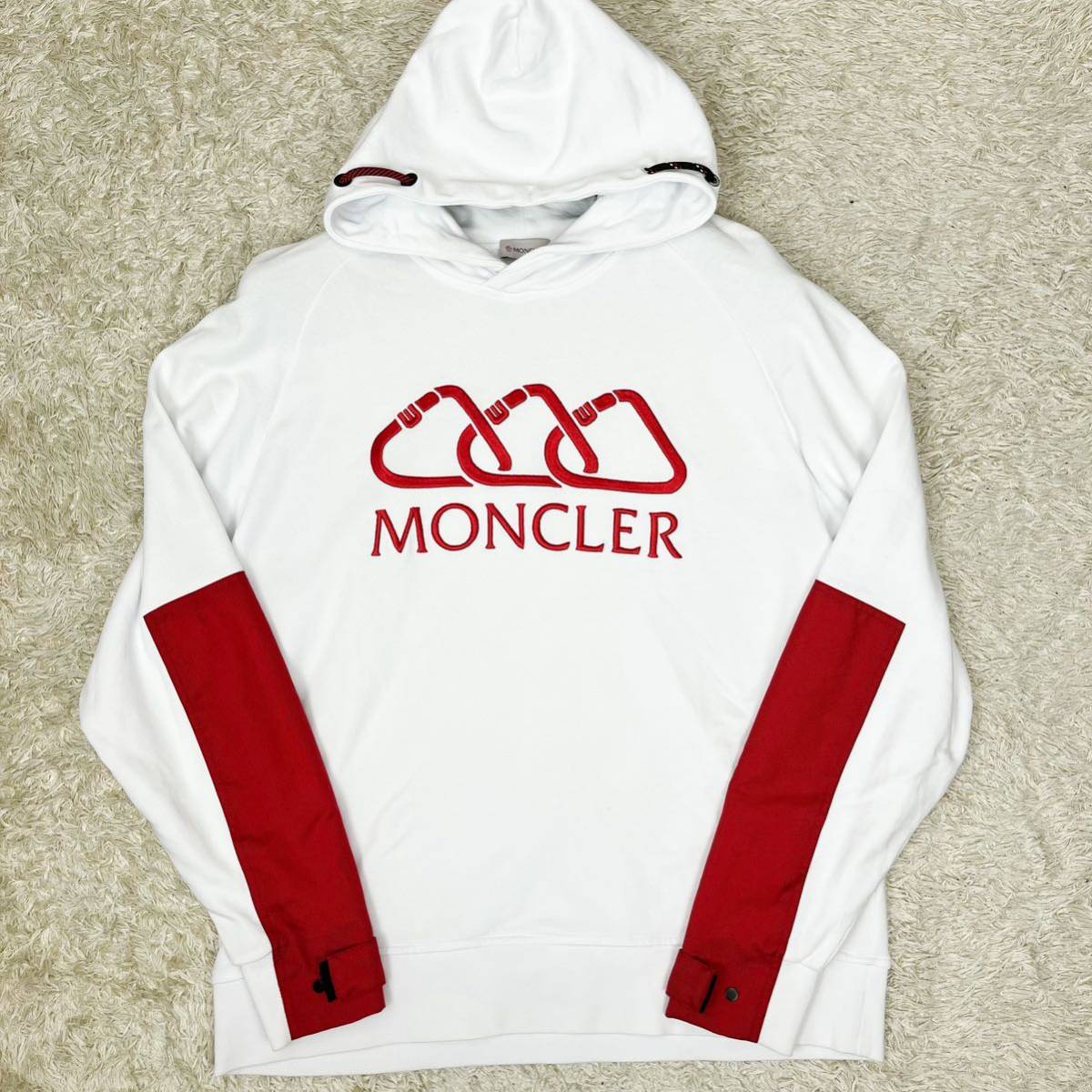 モンクレール MONCLER - ニット ナイロン切替 パーカー 肩パッチ 