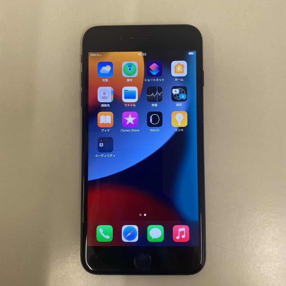 Plus Apple 128GB iPhone 0 - iPhone7 Black SIMフリー A1785 GB 1