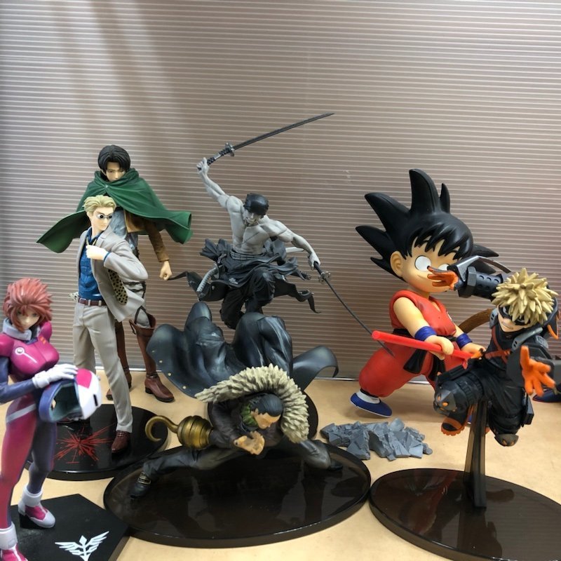 230309PT250076 箱なしフィギュア まとめ売り ドラゴンボール 進撃の