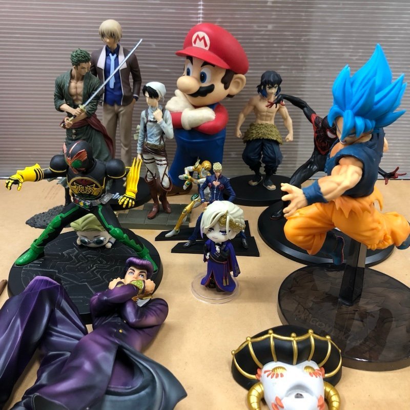 ドラゴンボール ワンピース ジョジョ フィギュア まとめ売り 20点セット 230309PT250076 箱なしフィギュア まとめ売り ドラゴンボール 進撃の