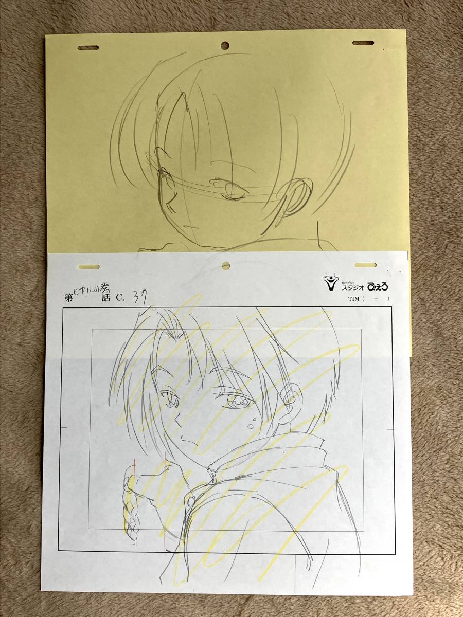 ヒカルの碁 原画 12枚セット genga ヒカル、藤原佐為／セル画 Cel ヒカル