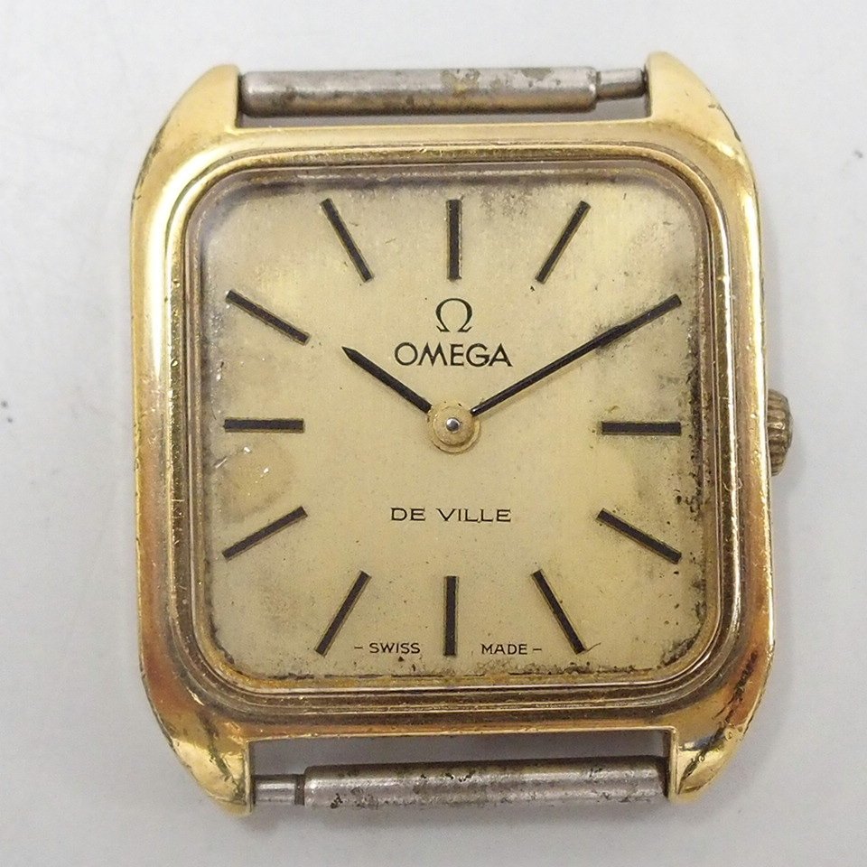 T 1円スタート ジャンク オメガ デビル 手巻き時計 OMEGA DE VILLE