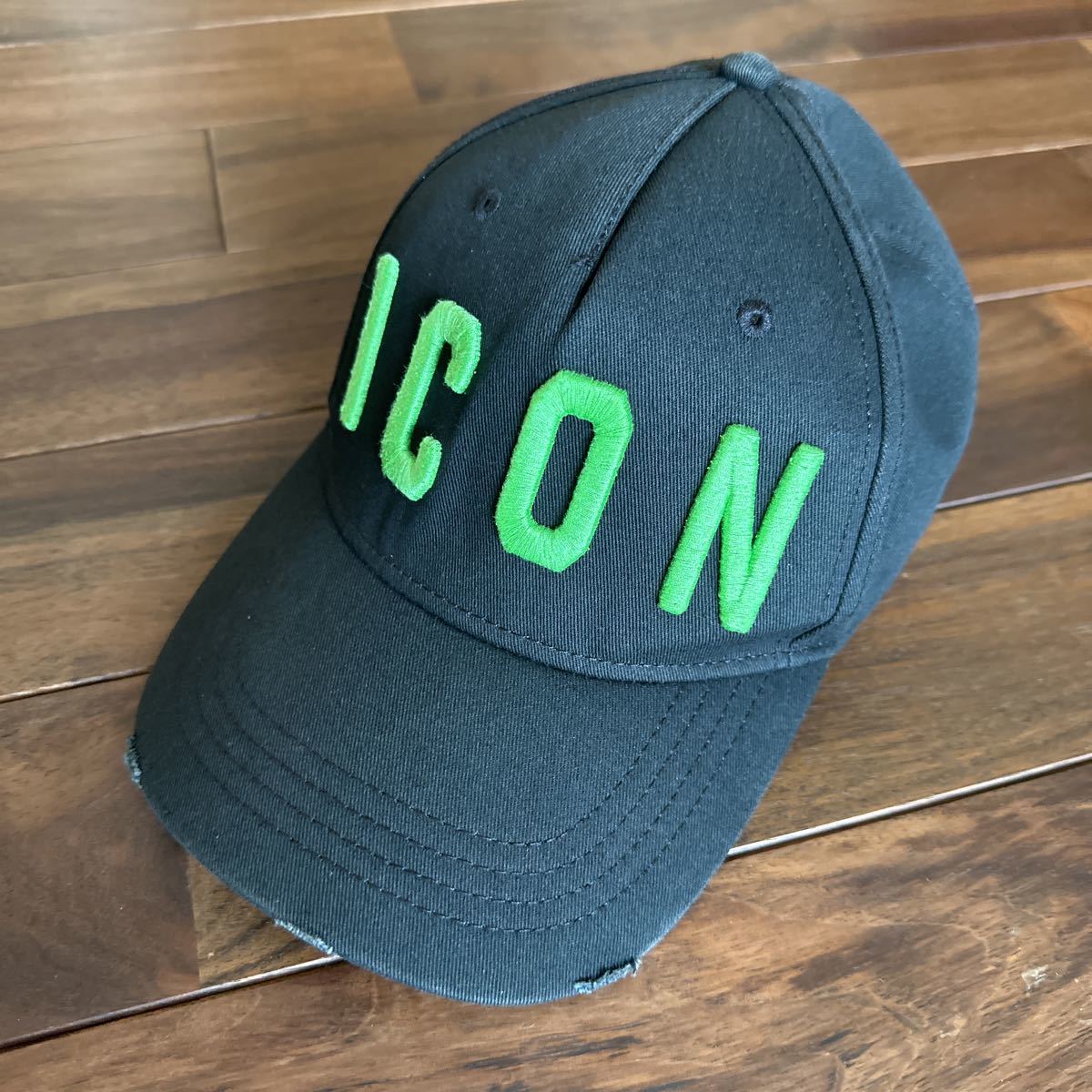 キャップ DSQUARED2 - グリーン Icon 帽子 dsquared2 中古 中古ディー 
