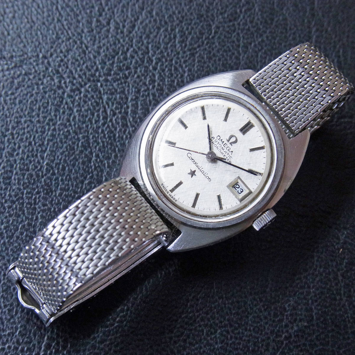 古腕時計 Omega オメガ Constellation レディース Cライン 自動巻