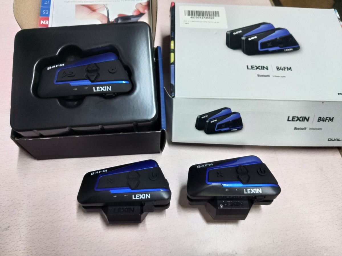 バイク用インカム LEXIN B4FM 3台セット LEXIN B4FM インカム インター