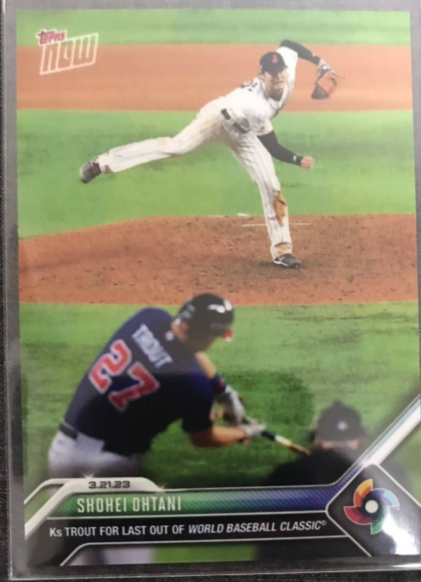 3枚セット】Topps now WBC 優勝記念カード 侍ジャパン 大谷翔平 