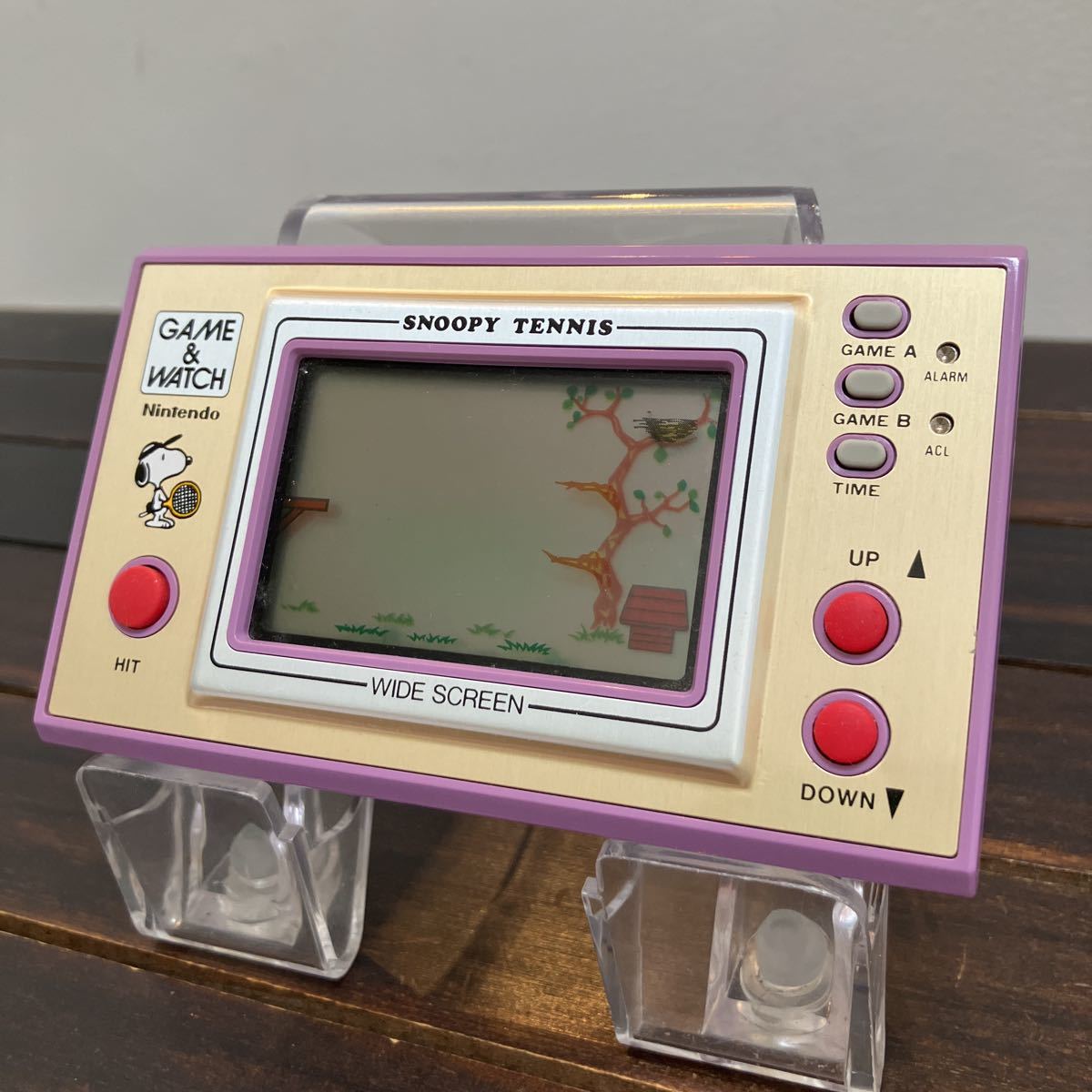 ゲームウォッチ スヌーピー テニス ※液漏れありません！任天堂