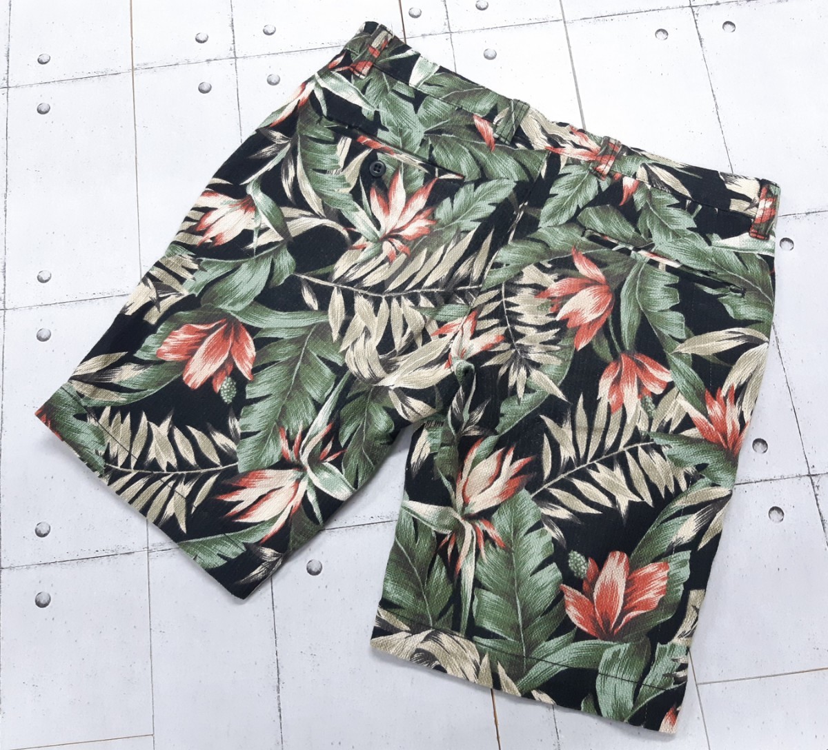 SOPHNET FLOWER PATTERN SHORT PANT SOPH ソフネット ボタニカル柄 ショートパンツ ショーツ 花柄 Dカン ririジップ パンツ 総柄