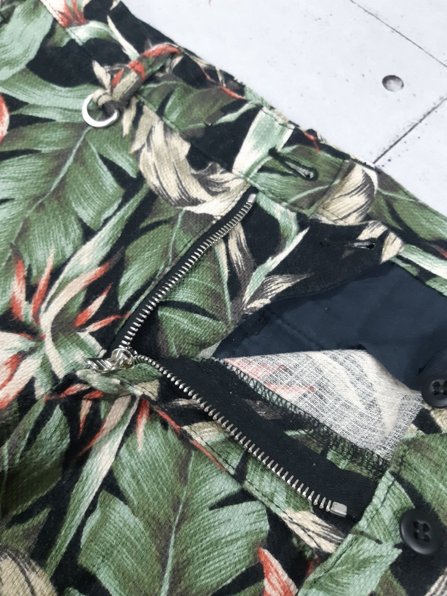 SOPHNET FLOWER PATTERN SHORT PANT SOPH ソフネット ボタニカル柄 ショートパンツ ショーツ 花柄 Dカン ririジップ パンツ 総柄
