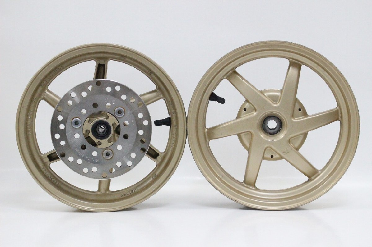 HONDA ホンダ AF35 ライブディオZX 純正 金ホイール前後 セット