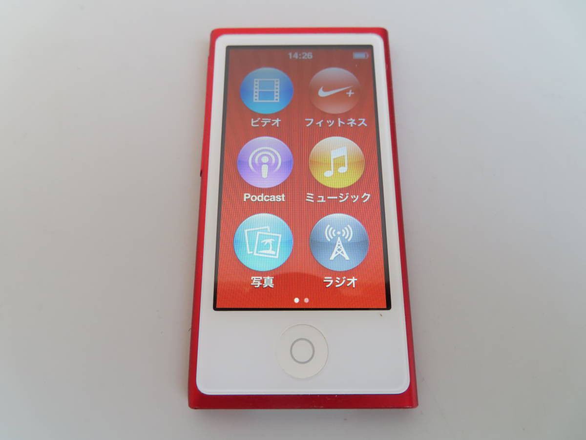 Apple iPod Apple iPod nano A1446 (第 7 世代) 16GB レッド (PRODUCT