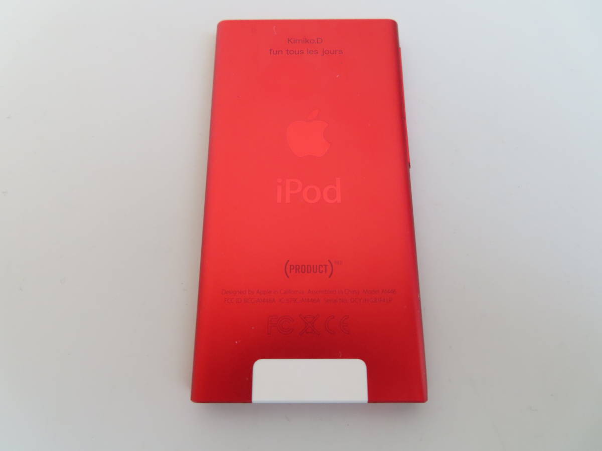 Apple iPod Apple iPod nano A1446 (第 7 世代) 16GB レッド (PRODUCT
