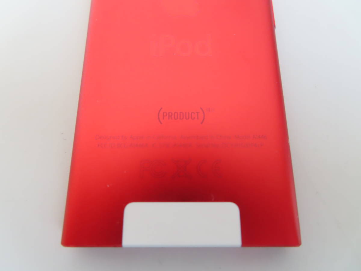 Apple iPod nano A1446 (第 7 世代) 16GB レッド (PRODUCT) ジャンク