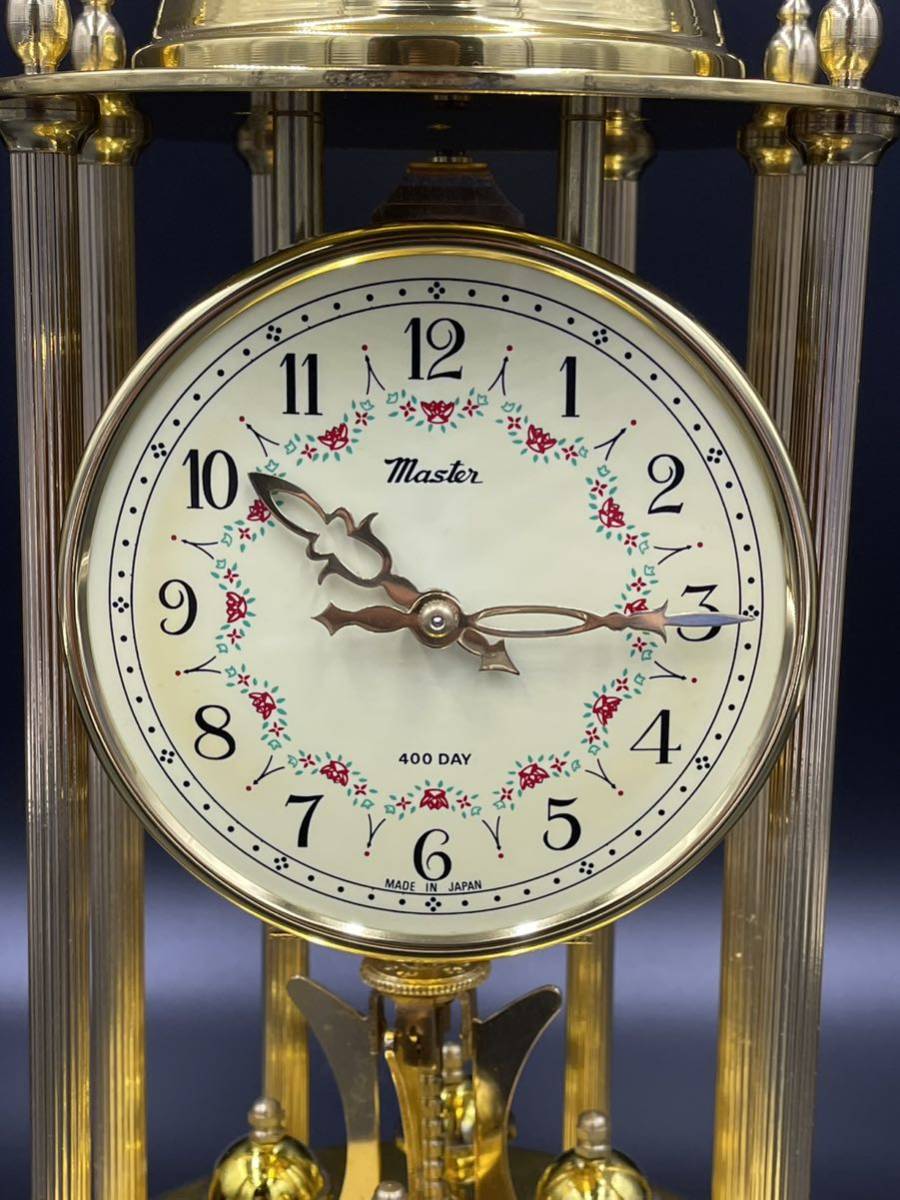 日新時計 NISSHIN CLOCK MASTER ドーム型置時計 高さ51.5cm 古美術品