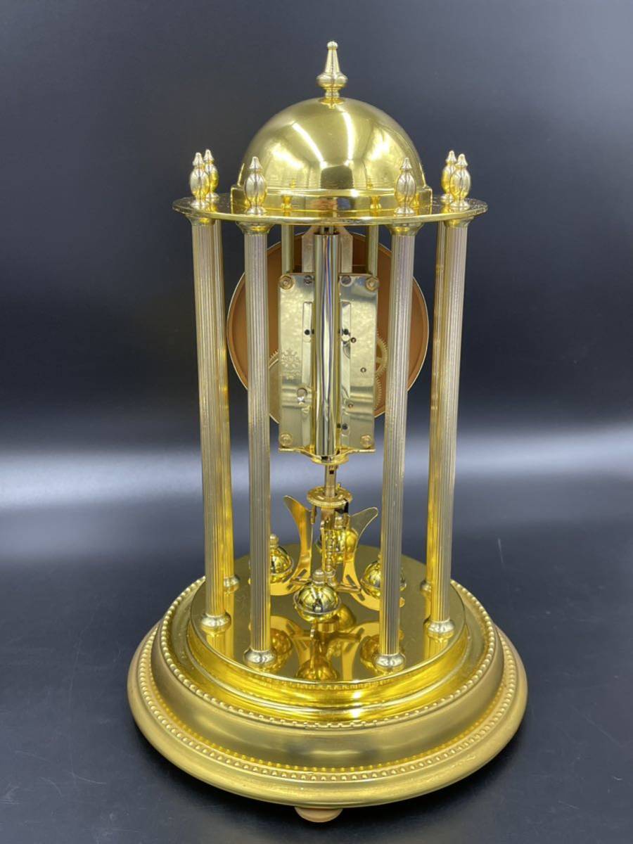 ゼンマイ欠品》NISSHIN CLOCK Master 400日巻 手巻き式置時計